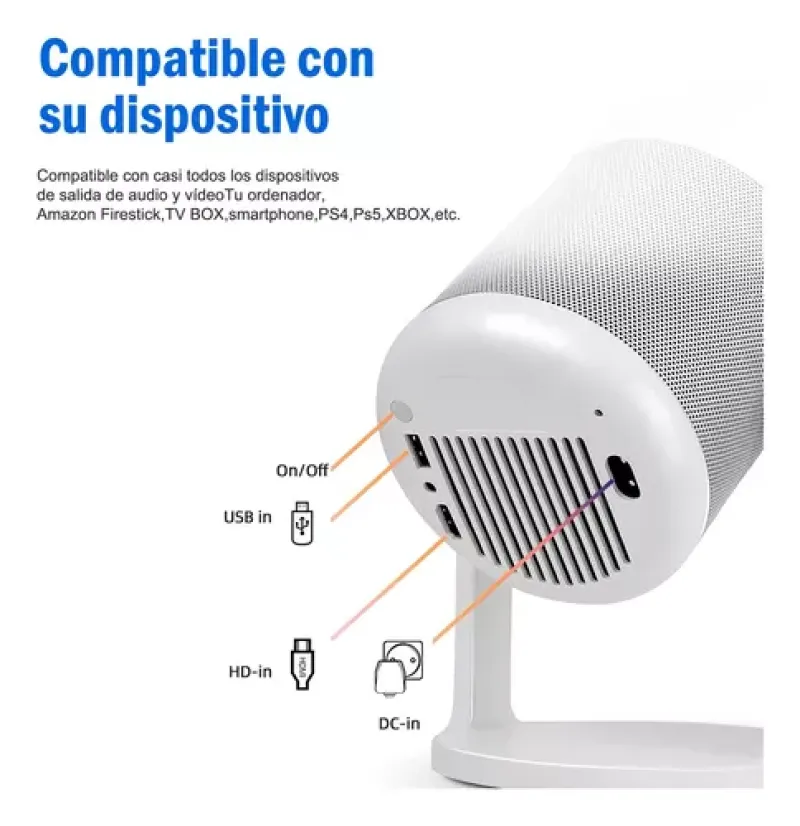 Comprar Video Proyector en Electroshopy - Ángulo 2